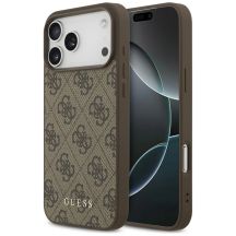 Etui Guess 4G Classic na iPhone 17 Pro Max / 18 Pro Max - brązowe