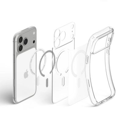 6. Etui Spigen Ultra Hybrid MagSafe na iPhone 18 Pro / 17 Pro - frost white
