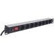 2. INTELLINET LISTWA ZASILAJĄCA RACK 19 X8 1U SCHUKO 3M BEZPIECZNIK 713986