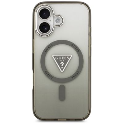 3. Etui Guess IML Gradient Triangle Logo MagSafe na iPhone 17 - oliwkowe