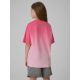 2. T-shirt loose z nadrukiem dziewczęcy 4F 4FJRSS26TTSHF4186-90A