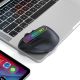10. Mysz bezprzewodowa Wozinsky WMG-1164 gamingowa pionowa ergonomiczna 3600 DPI z podświetleniem RGB - czarna