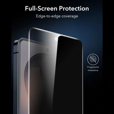 8. Szkło hartowane prywatyzujące ESR UltraFit Armorite Privacy Tempered Glass na Samsung Galaxy S26 Ultra