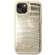 3. Etui Guess Croco Collection na iPhone 14 Plus - złote