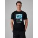 T-shirt regular z nadrukiem męski 4F 4FRSS26TTSHM4321-20S