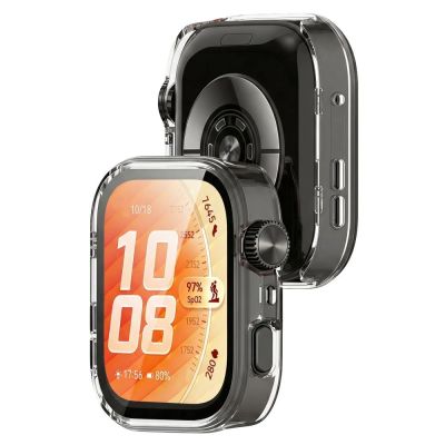 4. Etui Tech-Protect Defense na Huawei Watch Fit 5 Pro - przezroczyste