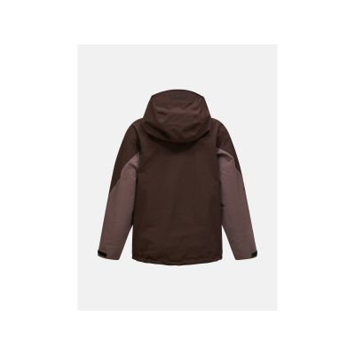 3. Kurtka damska PEAK PERFORMANCE W Ridge Hipe Ace 3L Shell Jacket kolor brązowy