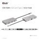 11. CLUB3D CSV-1594 stacja dokująca USB 3.2 Gen 1 (3.1 Gen 1) Type-C Czarny, Szary