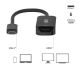 6. CLUB3D CAC-2505 adapter kablowy 0,12 m USB Type-C HDMI + USB Czarny