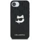 3. Etui Karl Lagerfeld Monogram Choupette Head Pin na iPhone 16e - czarne