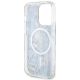 7. Etui Guess Leopard MagSafe na iPhone 14 Pro Max - niebieskie