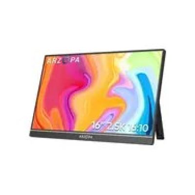 2. Arzopa Z1RC 16 monitor komputerowy 40,6 cm (16") 2560 x 1600 px 2.5K Czarny