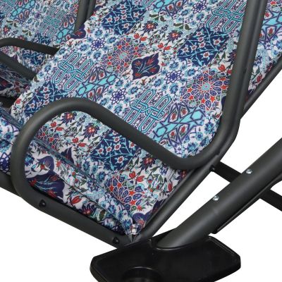 8. HUŚTAWKA OGRODOWO BALKONOWA SONIC 2 OSOBOWA MOZAIKA