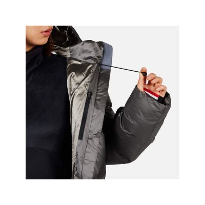 5. Kurtka narciarska damska ROSSIGNOL W DAILLE DOWN JKT szara