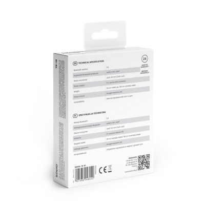 9. SAVIO TRANSMITER AUX, USB, BLUETOOTH 5.3, FUNKCJA ZESTAWU GŁOŚNOMÓWIĄCEGO, TR-16