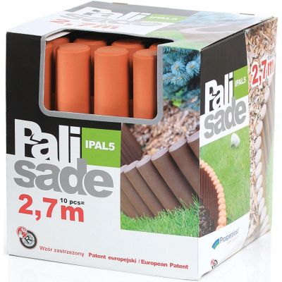 2. PALISADA OGRODOWA OBRZEŻE TRAWNIKOWE 270CM IPAL 5 TERAKOTA