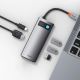 9. Baseus Metal Gleam 5w1 wielofunkcyjny HUB USB Typ C - USB Typ C Power Delivery 100 W / HDMI 4K 30 Hz / 3x USB 3.2 Gen 1 Szary (CAHUB-CX0G)