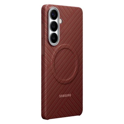 3. Etui Samsung Carbon Magnet Case do Samsung Galaxy S26+ kompatybilne z MagSafe - czerwone