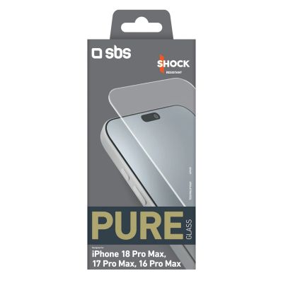 2. Szkło hartowane SBS Pure Glass na iPhone 18 Pro Max / 17 Pro Max / 16 Pro Max