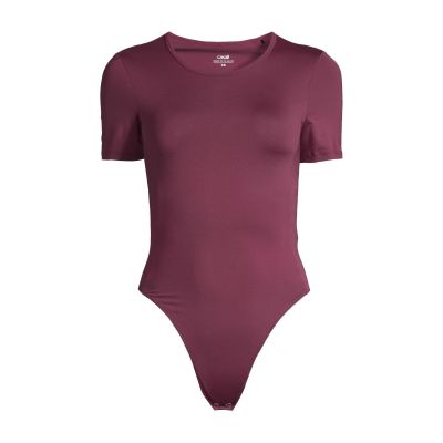 Body CASALL Studio Body Short Sleeve kolor bordowy