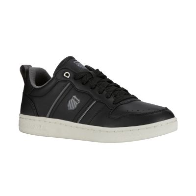 7. Buty sportowe męskie K-Swiss Lozan Match Lux sneakersy skórzane trampki czarne (04308-032-M)
