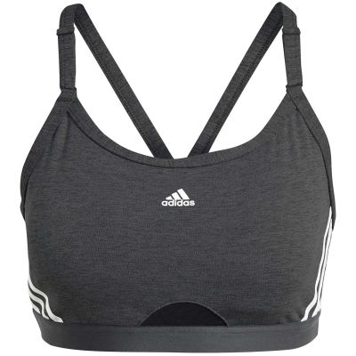 8. Stanik sportowy adidas Aeroreact Training Light-Support 3-Stripes Bra W HC7870