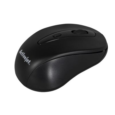 3. Activejet AMY-213 Mysz bezprzewodowa USB (optyczna; 1600 DPI; kolor czarny)