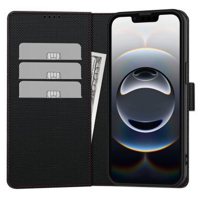 2. Etui Tech-Protect Wallet na iPhone 16e / 17e - czarne
