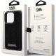 8. Etui Karl Lagerfeld Rhinestone Logo Metal Plate do iPhone 15 Pro - czarne