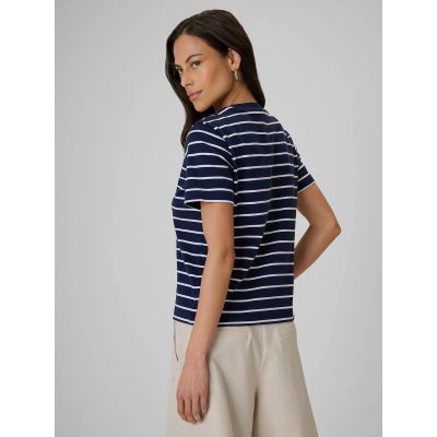 2. T-shirt relaxed z nadrukiem damski 4F 4FRSS26TTSHF4023-31S