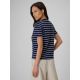 2. T-shirt relaxed z nadrukiem damski 4F 4FRSS26TTSHF4023-31S