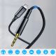 2. Kabel Choetech AUX007 Lighting / mini jack 3.5mm 1 m - czarny