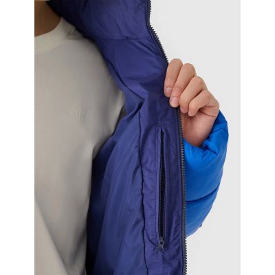 8. Kurtka zimowa puchowa z syntetycznym wypełnieniem męska 4F 4FWAW24TDJAM485-36S