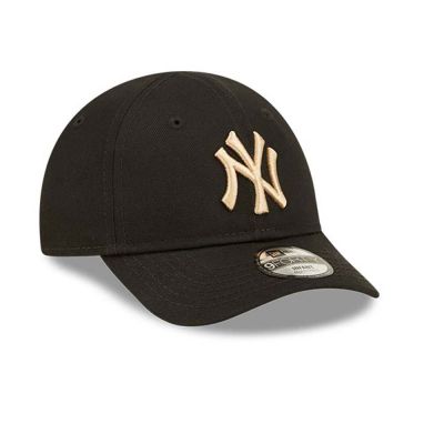 3. Czapka z daszkiem dziecięca New Era 9FORTY MLB NY New York Yankees Infant League Essential Brązowa - 60298882