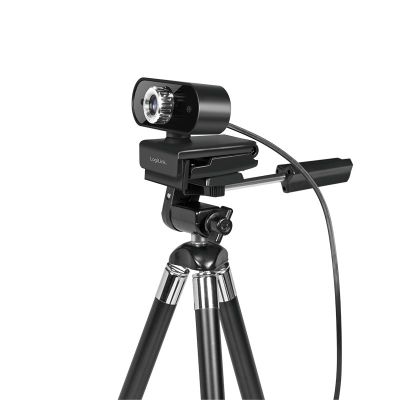 5. LogiLink UA0371 kamera internetowa 3 MP 1920 x 1080 px USB 2.0 Czarny, Srebrny