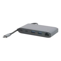 Mobilis 020027 stacja dokująca Przewodowa USB 3.2 Gen 1 (3.1 Gen 1) Type-C Szary