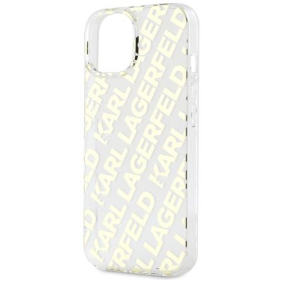 6. Etui Karl Lagerfeld IML Fullover Logo na iPhone 15 / 14 / 13 - złote