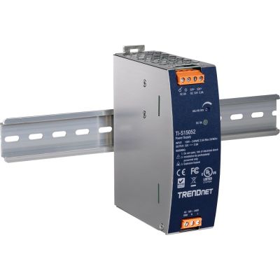 6. TRENDnet DIN-Rail Power Supply 150W,52V DC,2.89A, AC to DC