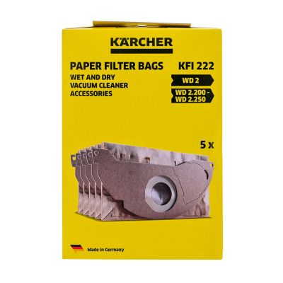 6. Torebka filtracyjne Karcher (Papier; KARCHER 6.904-322.0; 5 szt.)