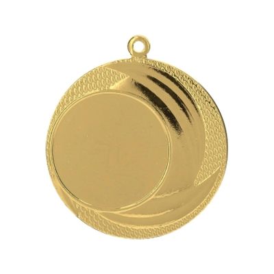 4. Medal złoty ogólny z miejscem na emblemat 25 mm stalowy