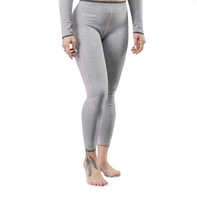 22. Bielizna termoaktywna Spokey Flora Set Lady Termo SM VT W 6114300000 szaro-różowa