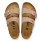 10. Klapki męskie brązowe Birkenstock Arizona Tabacco Brown narrow wąskie (0352203)