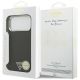 8. Etui Guess Glitter Triangle Logo MagSafe do iPhone 17 Pro Max - czarne