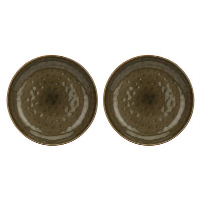 Zestaw 2 misek okrągłych Concerto Grigio Tortora - Szaro-brązowy, 30 cm