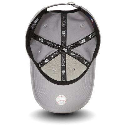 4. Czapka z daszkiem dziecięca New Era 9FORTY MLB NY New York Yankees Essential Grey - 10879075