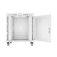 7. SZAFA INSTALACYJNA RACK STOJĄCA 19" 15U 800X1000 SZARA DRZWI PERFOROWANE LCD LANBERG (FLAT PACK)