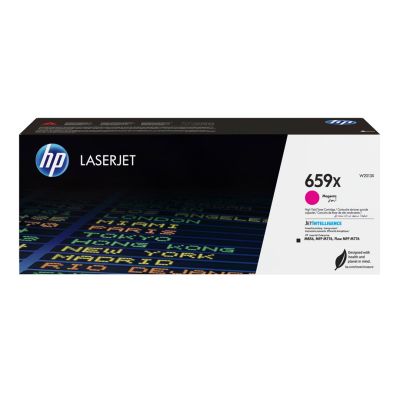 9. HP LaserJet 659X oryginalny purpurowy toner o dużej wydajności