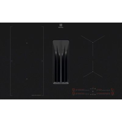 Płyta indukcyjna z wbudowanym wyciągiem okapem  ELECTROLUX ECC83443CZ SaphirMatt czarny mat 80 cm