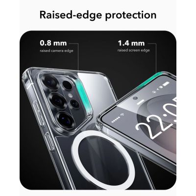 3. Etui ESR Classic Hybrid MagSafe na Samsung Galaxy S26 Ultra - przezroczyste