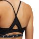 14. Stanik sportowy adidas Aeroreact Training Light-Support 3-Stripes Bra W HC7862